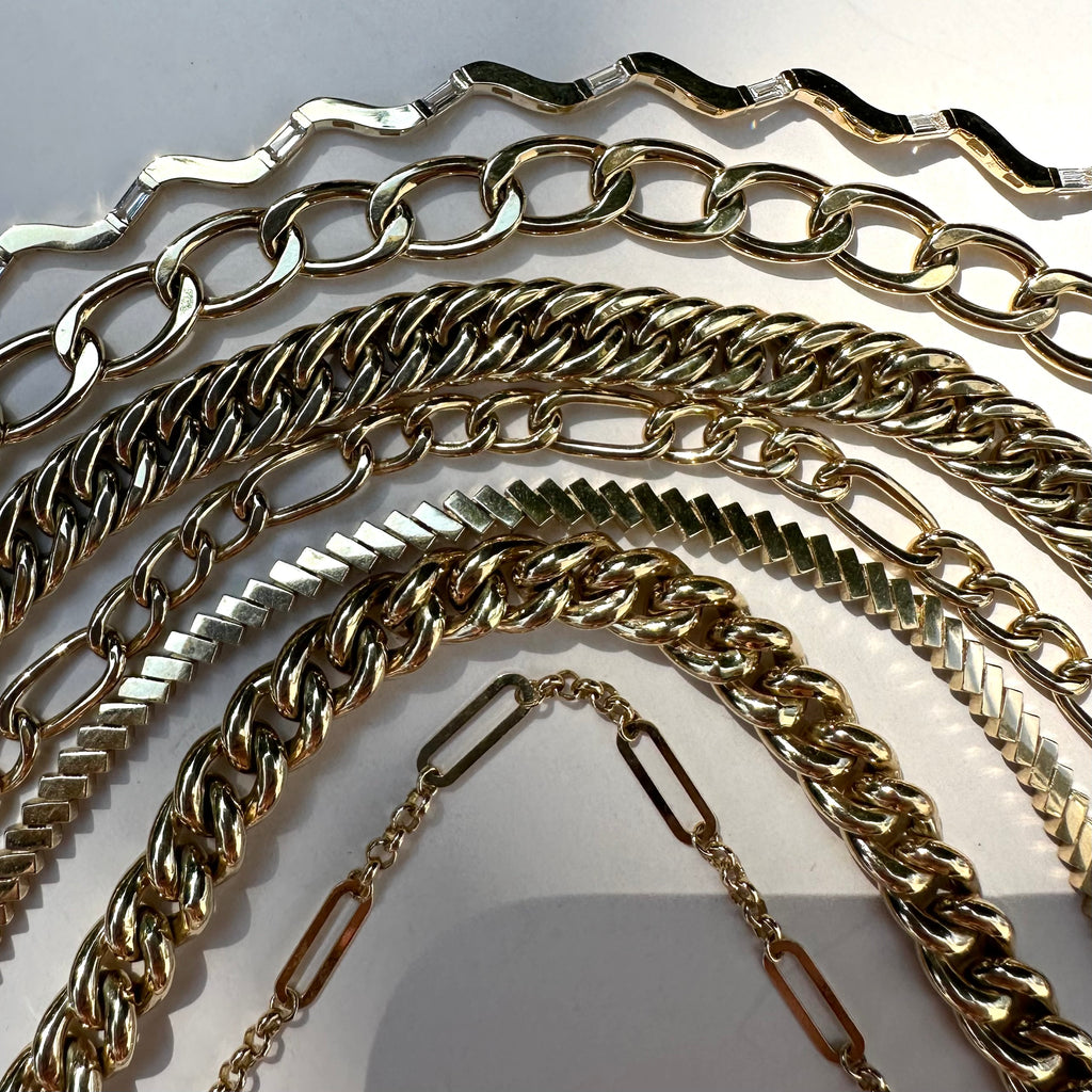 Gold Chunk Bracelet - atua-studio