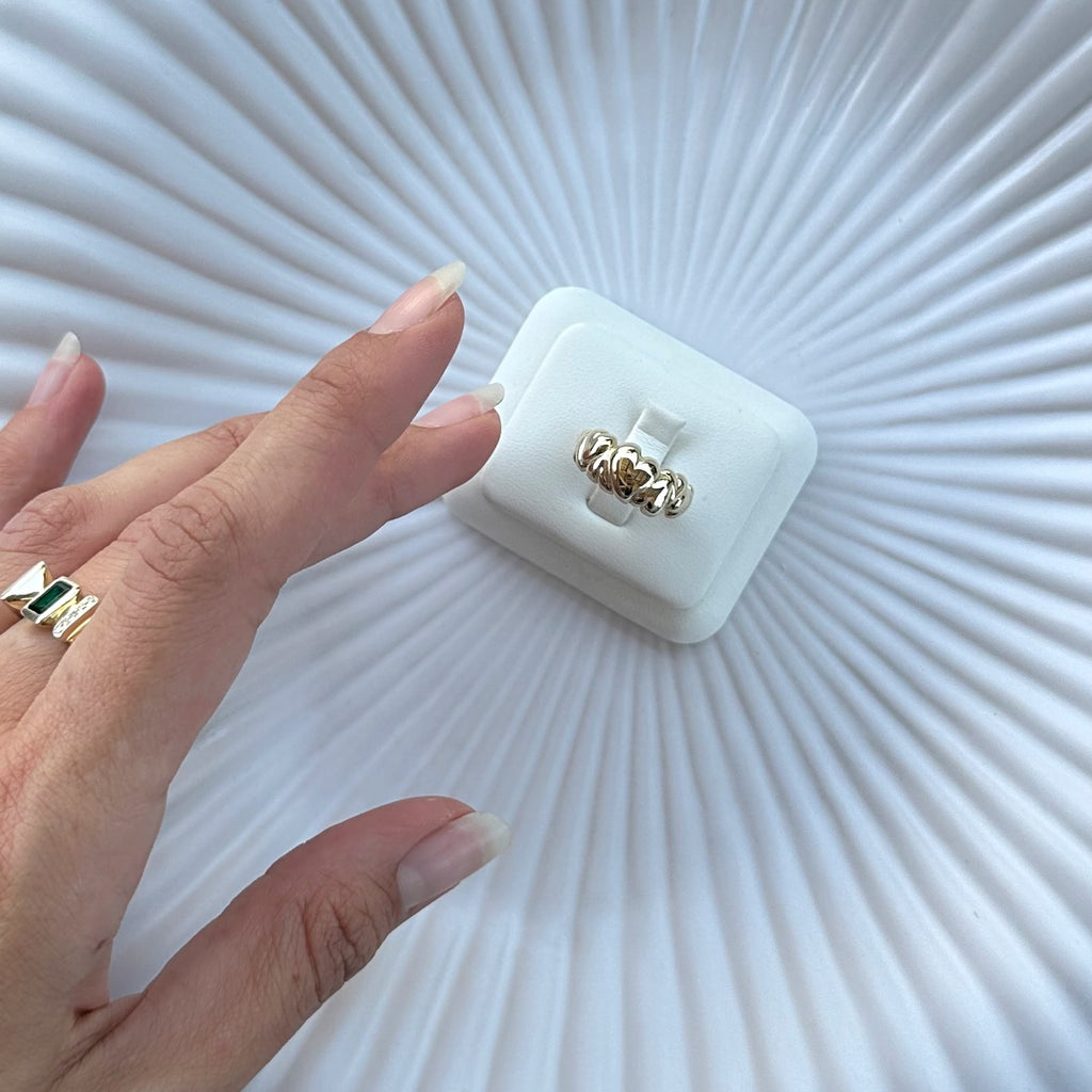 Gold Heart Ring - atua-studio