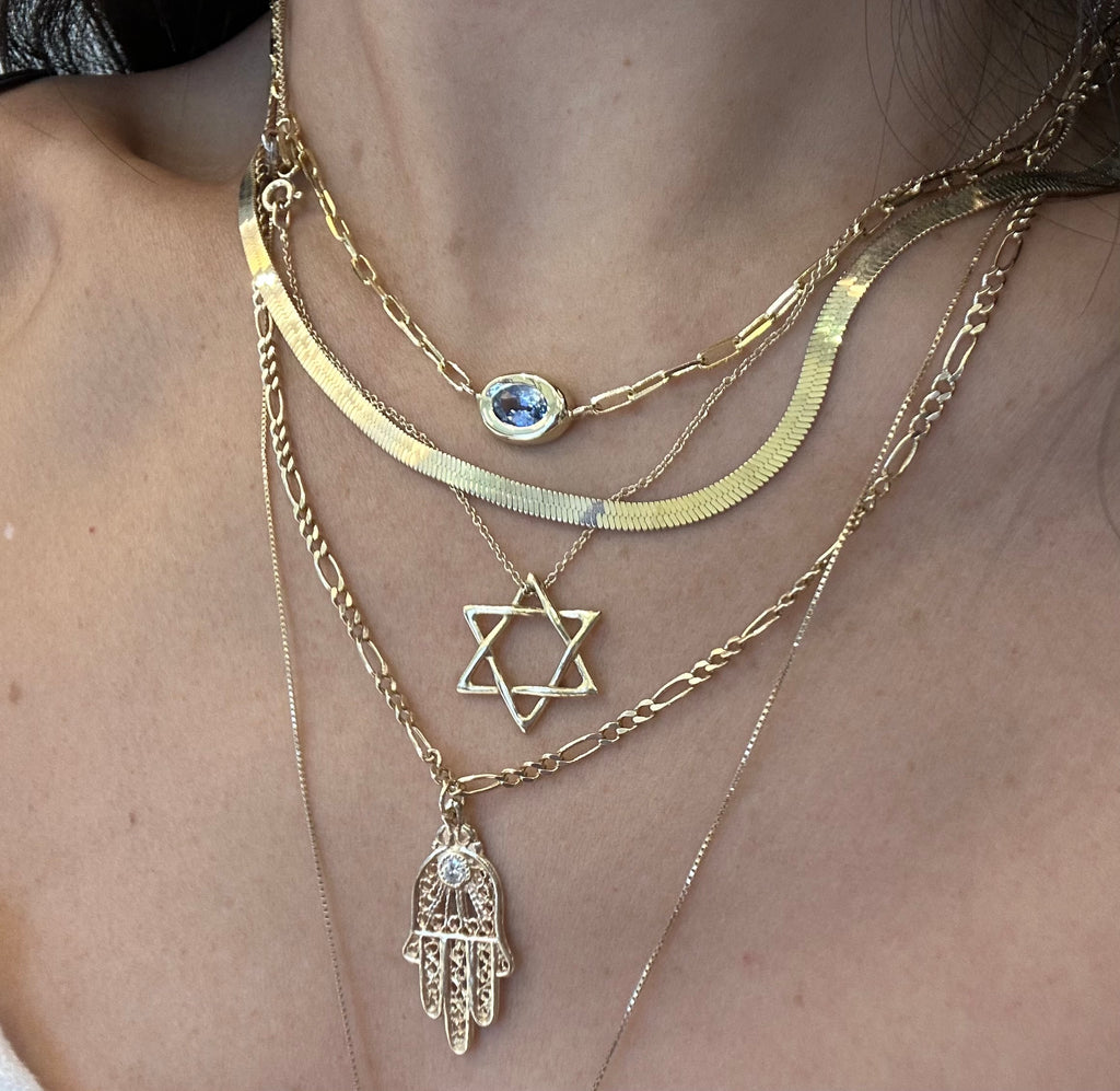 Mini Magen David Neckalce - atua-studio