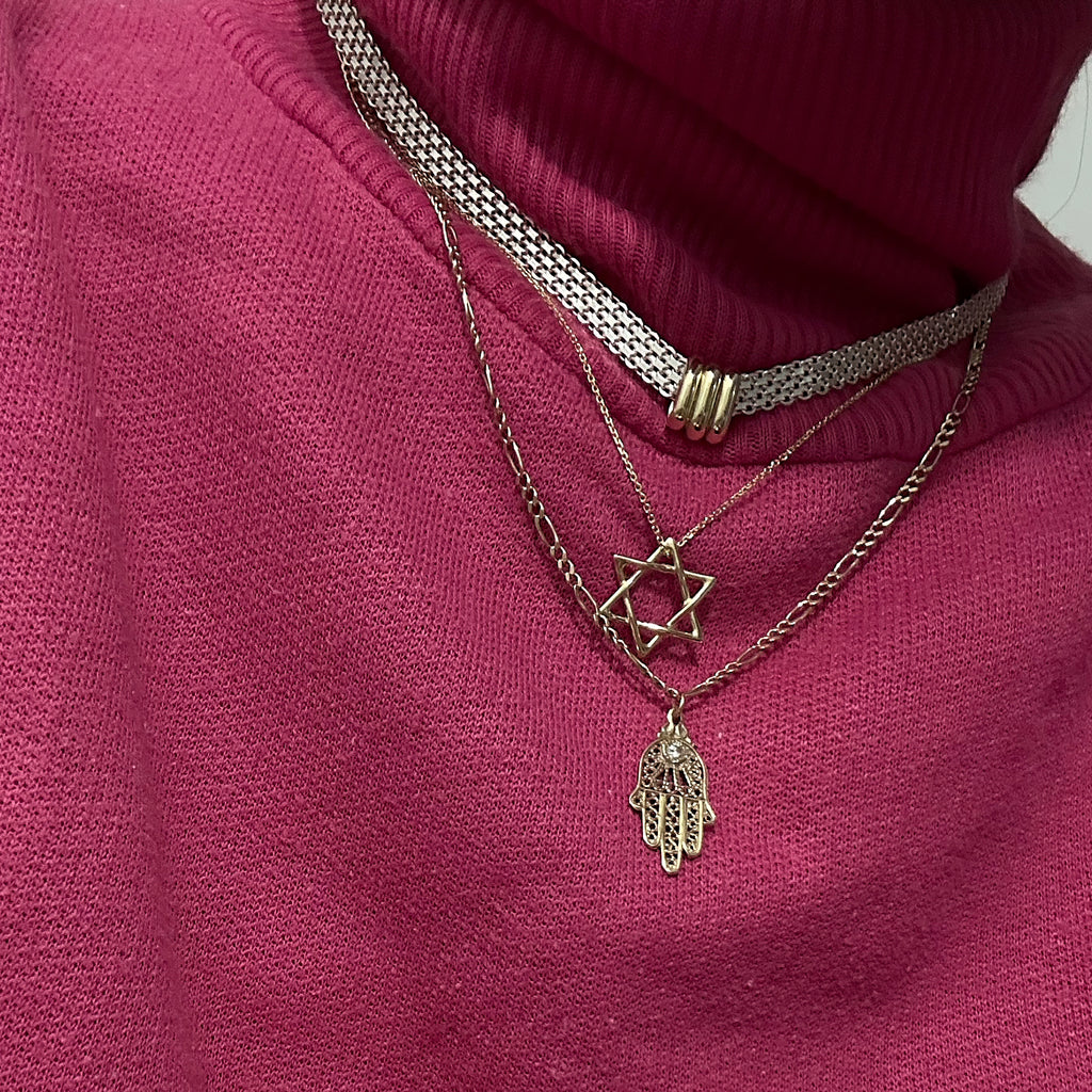 Trio Gold Necklace - atua-studio