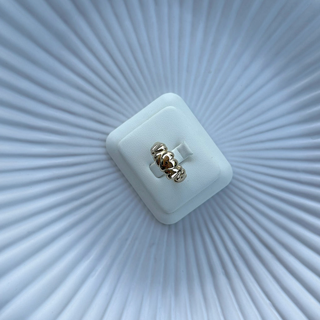 Gold Heart Ring - atua-studio