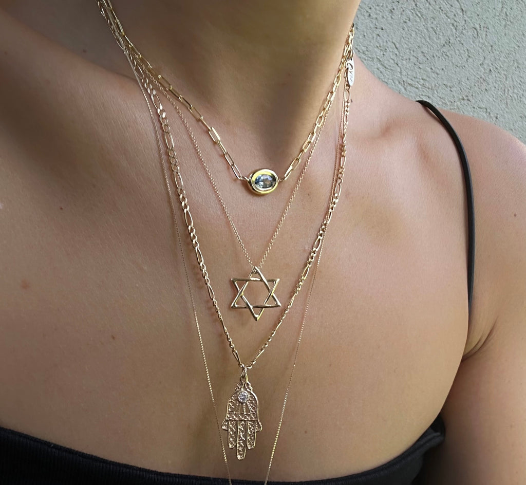 Mini Magen David Neckalce - atua-studio