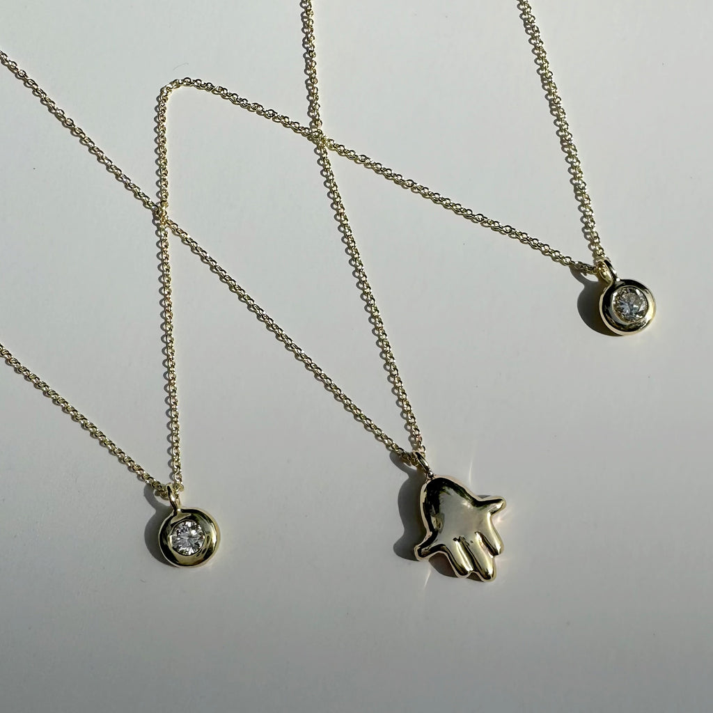 Hamsa Charm Necklace - atua-studio