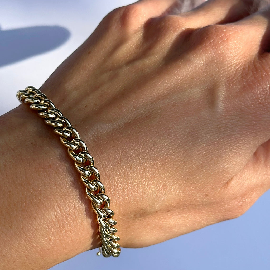 Gold Chunk Bracelet - atua-studio