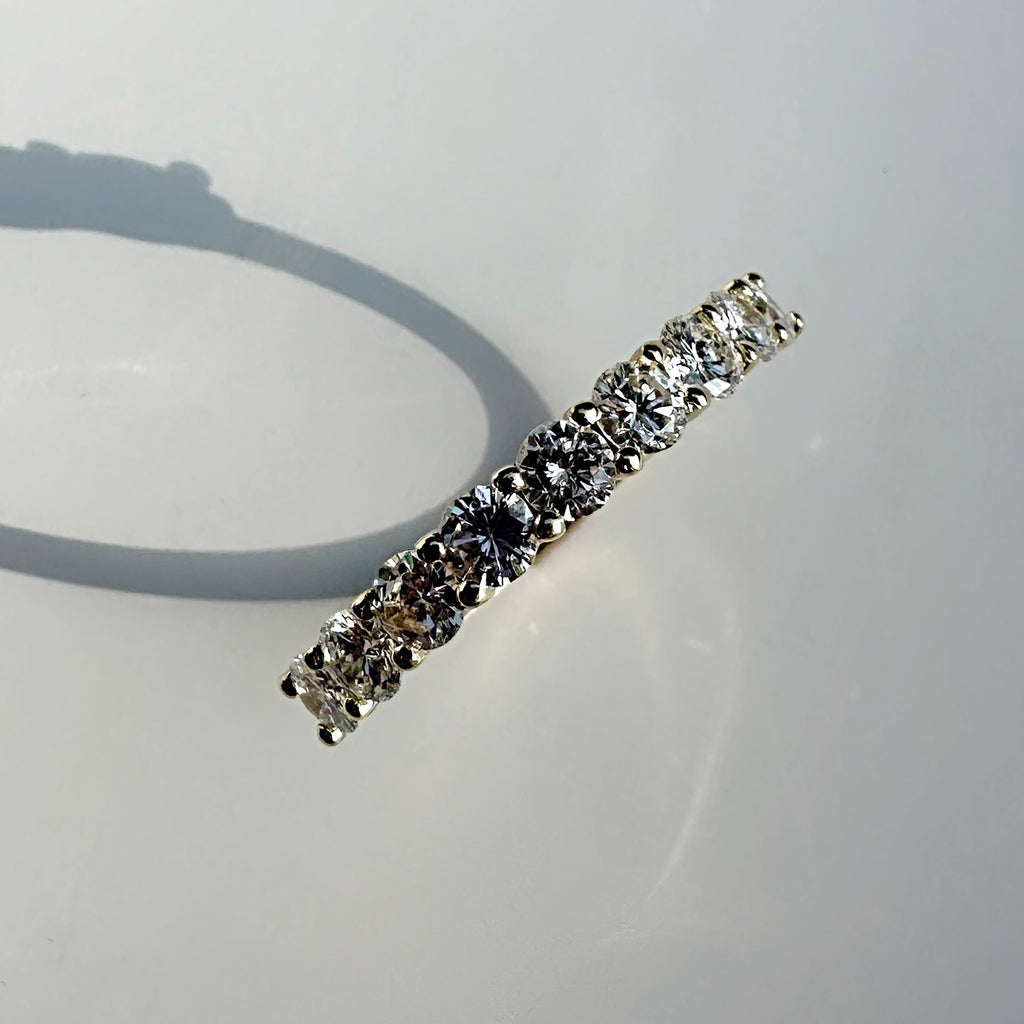 Gold Half Eternity Ring - atua-studio