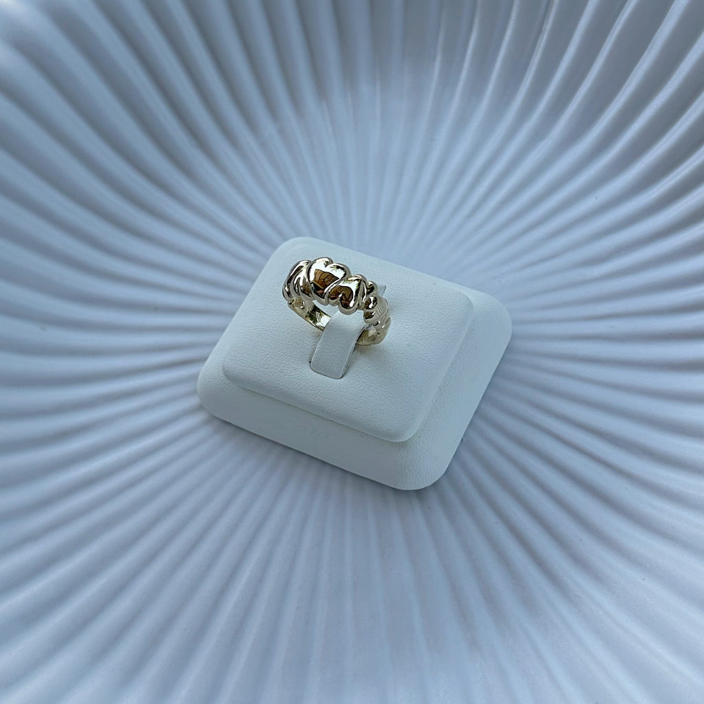Gold Heart Ring - atua-studio