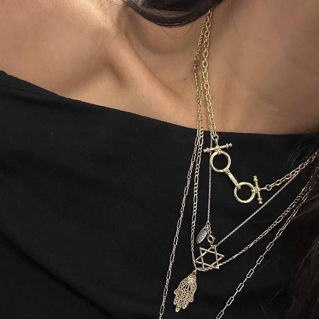 Mini Magen David Neckalce - atua-studio