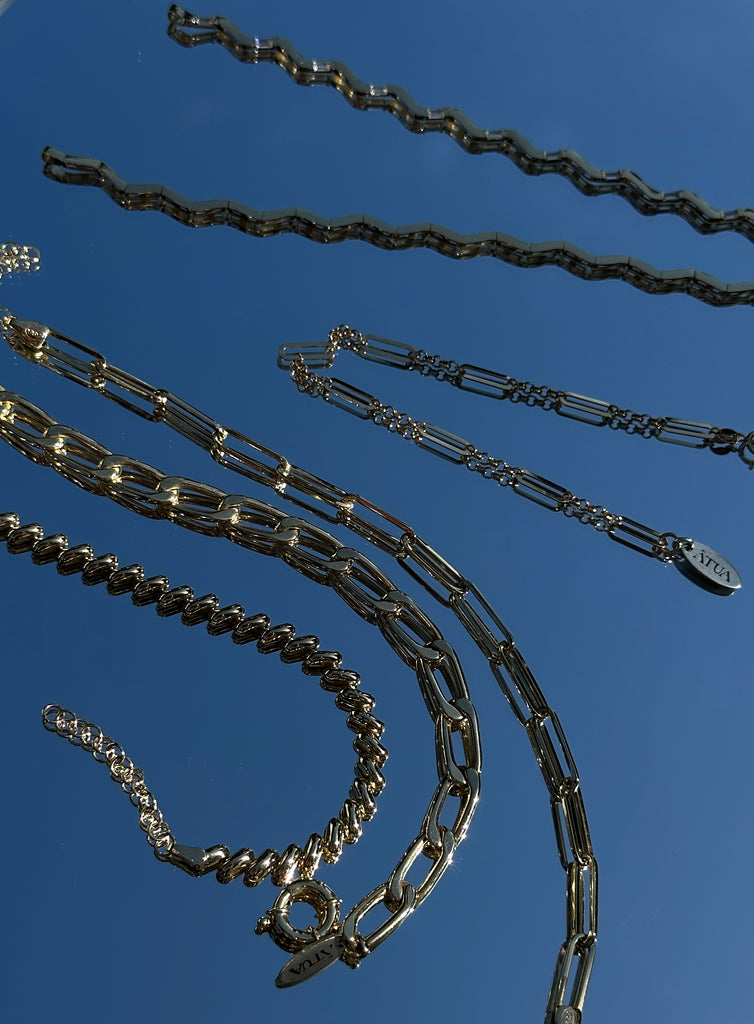 Gold Skinny Bracelet - atua-studio