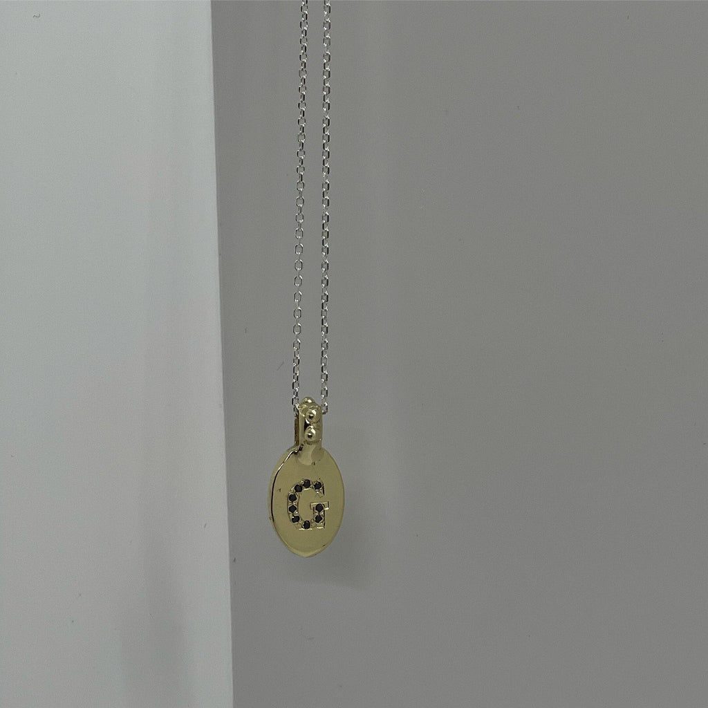 Gold Tag necklace - atua-studio
