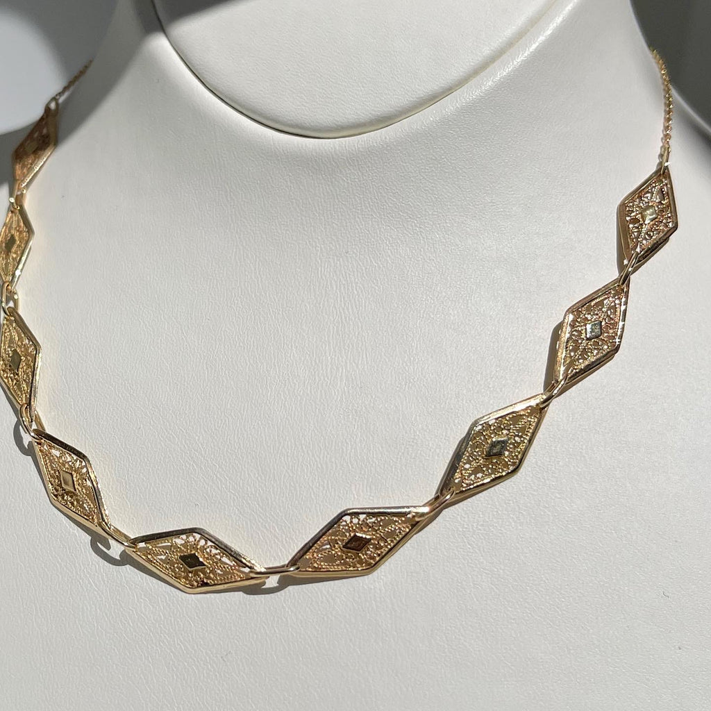 Gold Rene Necklace - atua-studio