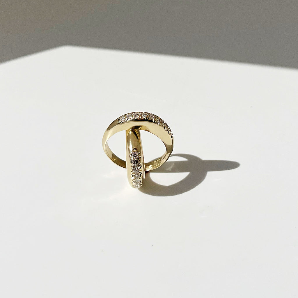 Gold Lucia xs Ring - atua-studio
