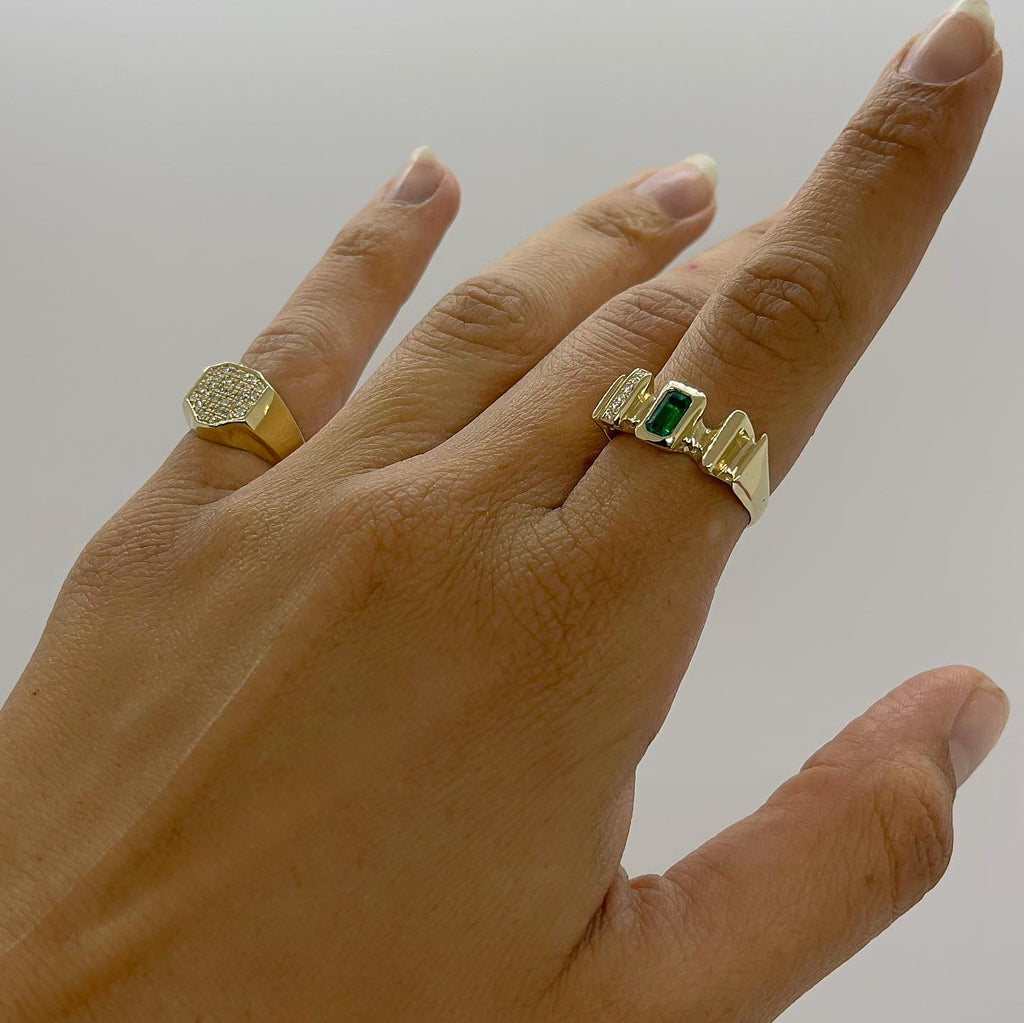 Gold Aria Ring - atua-studio
