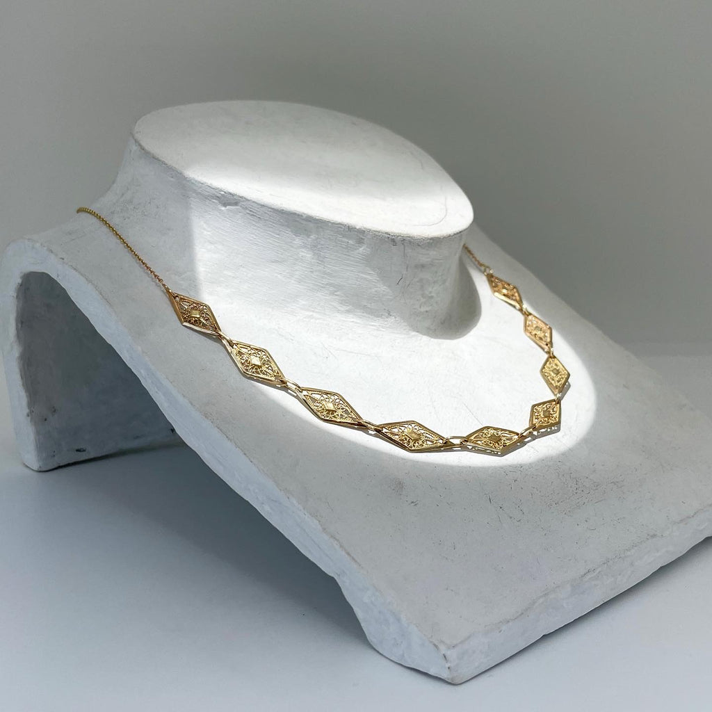 Gold Rene Necklace - atua-studio