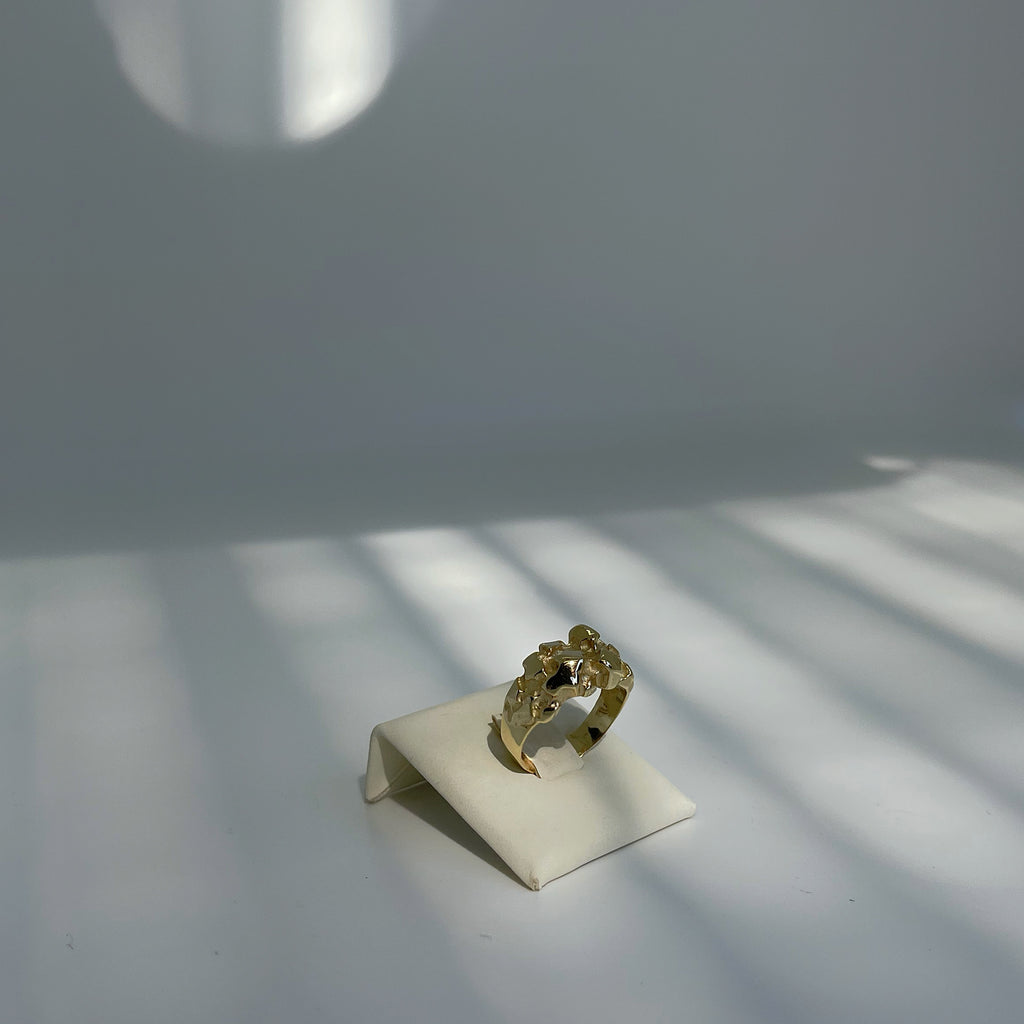 Gold Rock Ring - atua-studio