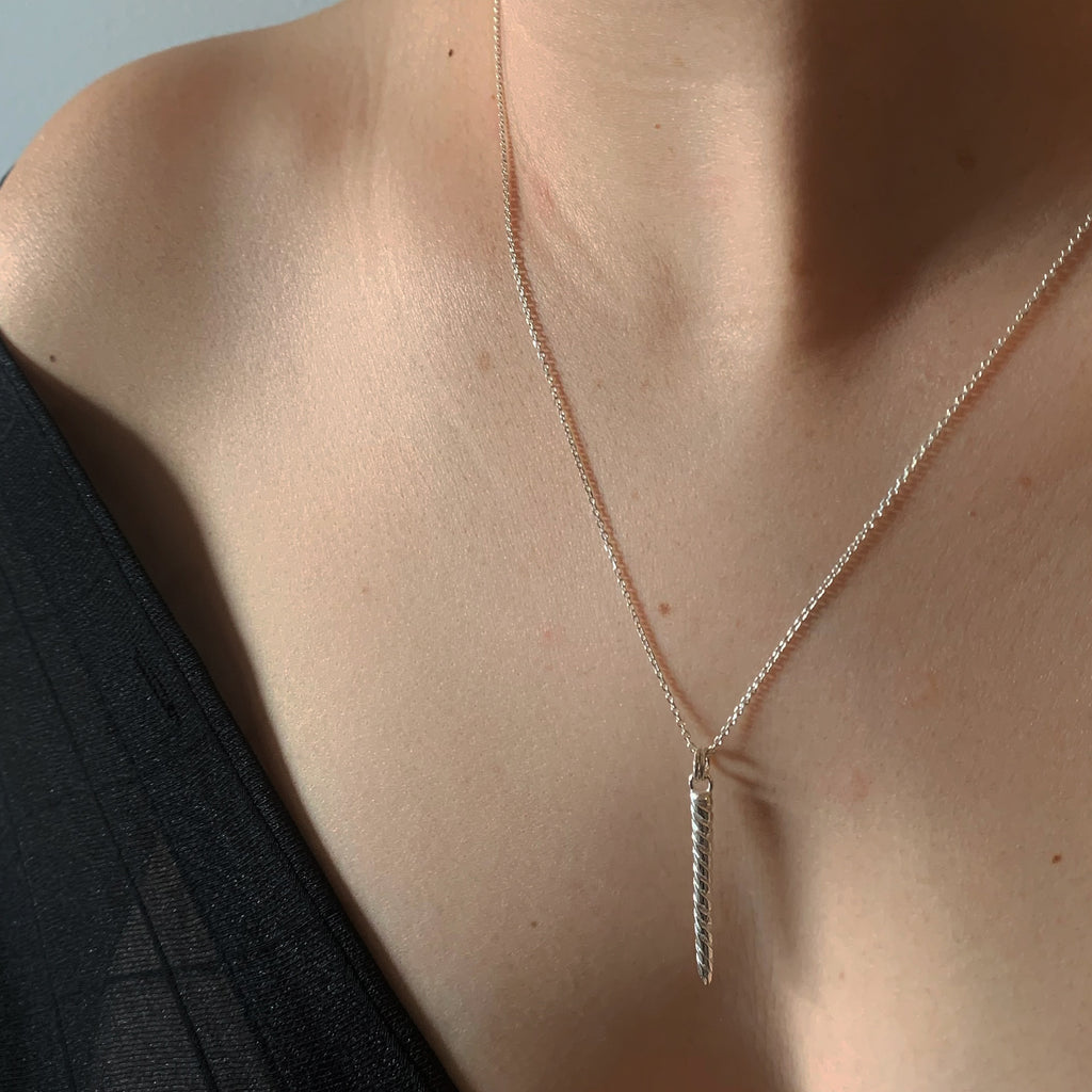 Gold Drill Necklace - atua-studio