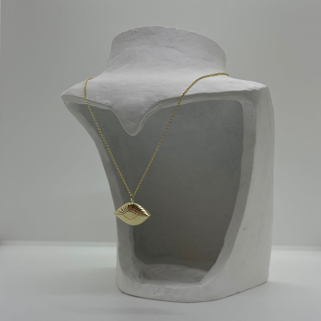 Gold Evil Eye Necklace - atua-studio