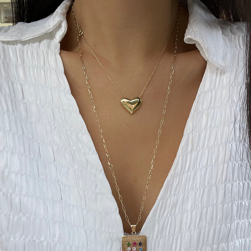 Gold Heart Necklace - atua-studio