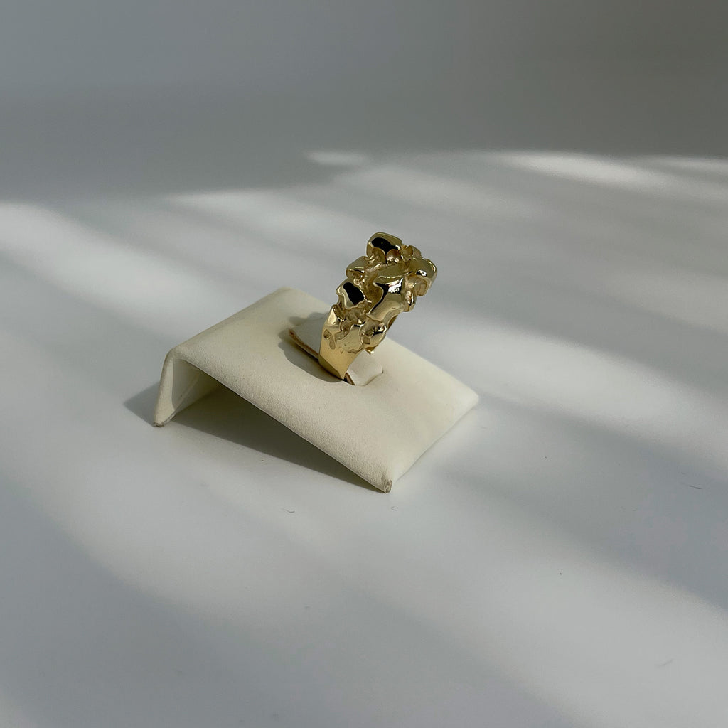 Gold Rock Ring - atua-studio